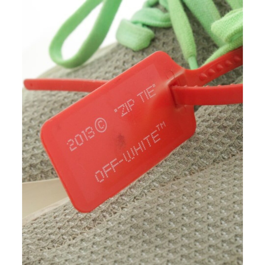 OFF-WHITE(オフホワイト)のOFF-WHITE オフホワイト スニーカー 41(26cm位) ベージュ 【古着】【中古】 メンズの靴/シューズ(スニーカー)の商品写真