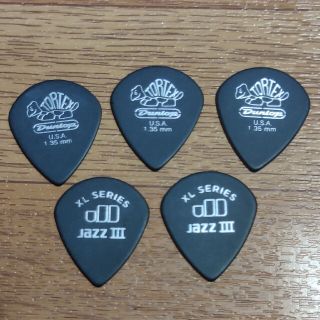 ダンロップ(DUNLOP)のJim Dunlop Tortex Jazz III XL 1.35mm 5枚(エレキギター)