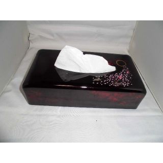 紀州漆器　紀州塗　ティシュボックス　月うさぎ　iroha4363 様　専用(ケース/ボックス)