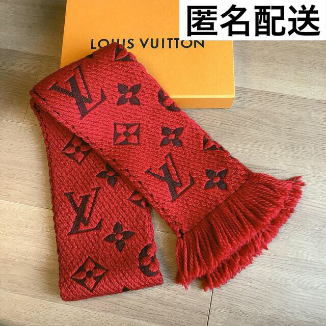 LOUIS VUITTON(ルイヴィトン)の匿名配送 ルイヴィトン マフラー ロゴマニア レディースのファッション小物(マフラー/ショール)の商品写真