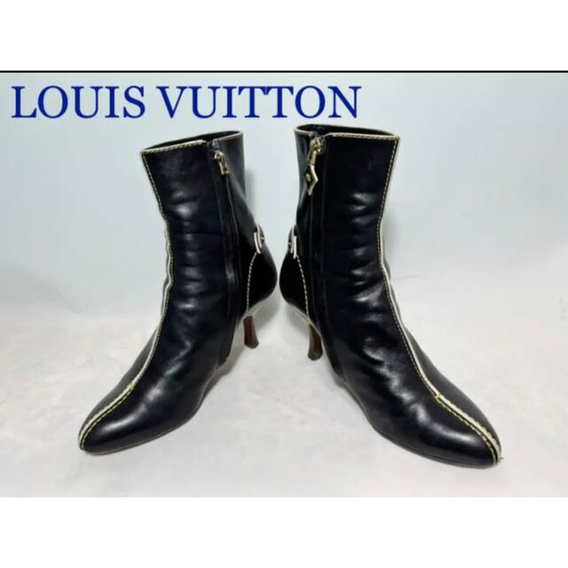 LOUIS VUITTON 【ルイヴィトン】ブラック ショートブーツ rgtc-me.com