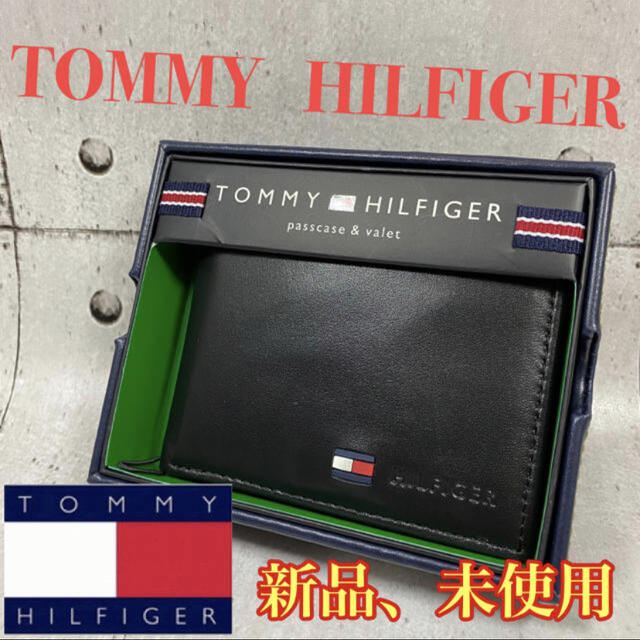 TOMMY HILFIGER(トミーヒルフィガー)のユリチカ様専用TOMMY トミーヒルフィガー　２つ折り財布　パスケース メンズのファッション小物(折り財布)の商品写真