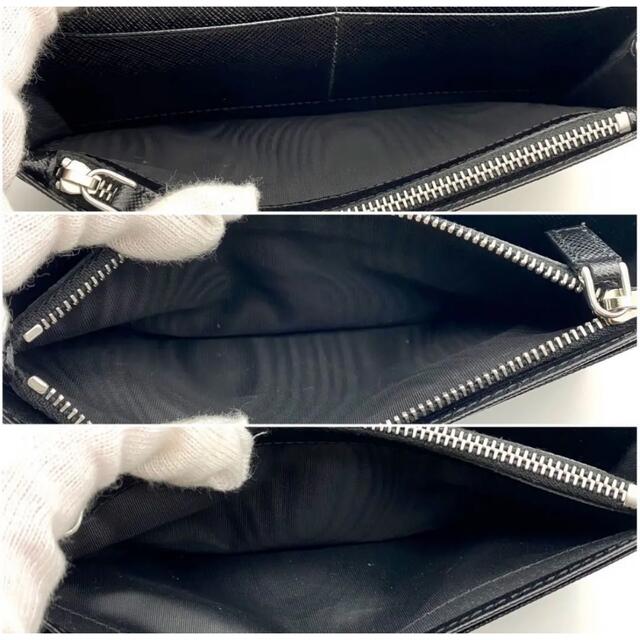 PRADA - 美品⭐鑑定済!PRADA プラダ サフィアーノ メタル 長財布