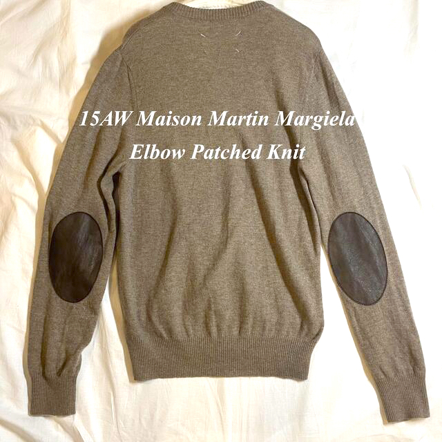新品 L マルジェラ 18aw エルボーパッチニット インディゴ 1297 | www