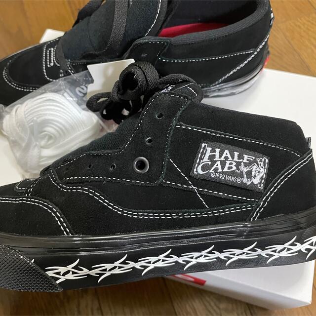 Supreme(シュプリーム)のSupreme×Vans Half Cab Black  24.5cm メンズの靴/シューズ(スニーカー)の商品写真