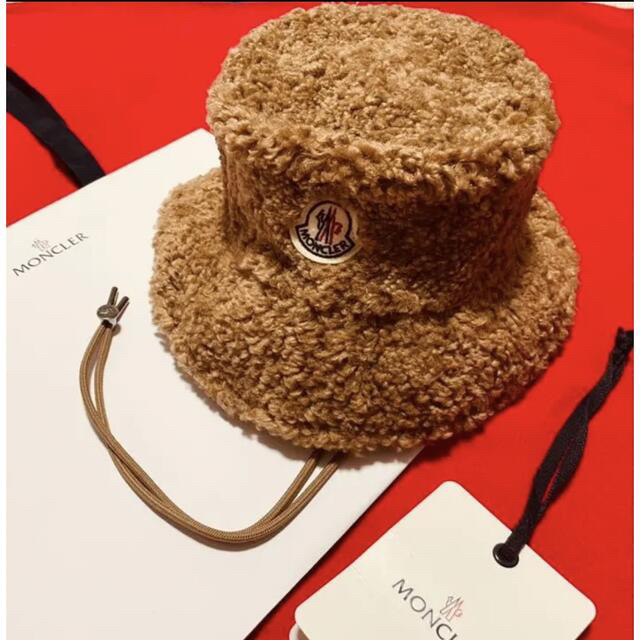 新品正規】MONCLER モンクレール レア ファー バケットハット 幸せな
