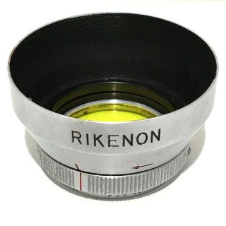 リコー(RICOH)のRICOH 珍品 RIKENON ビンテージフード Φ36mm 被せダイヤル締付(フィルムカメラ)