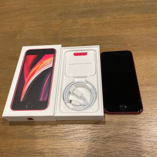 アイフォーン(iPhone)のiPhone SE 第二世代　64GB 中古(スマートフォン本体)