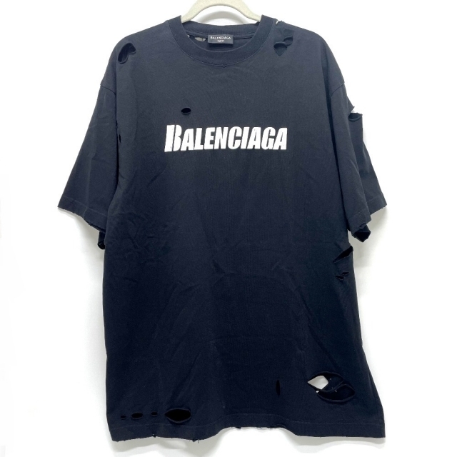 Balenciaga - バレンシアガ ダメージ ロゴ DESTROYED FLATGROUND T ...