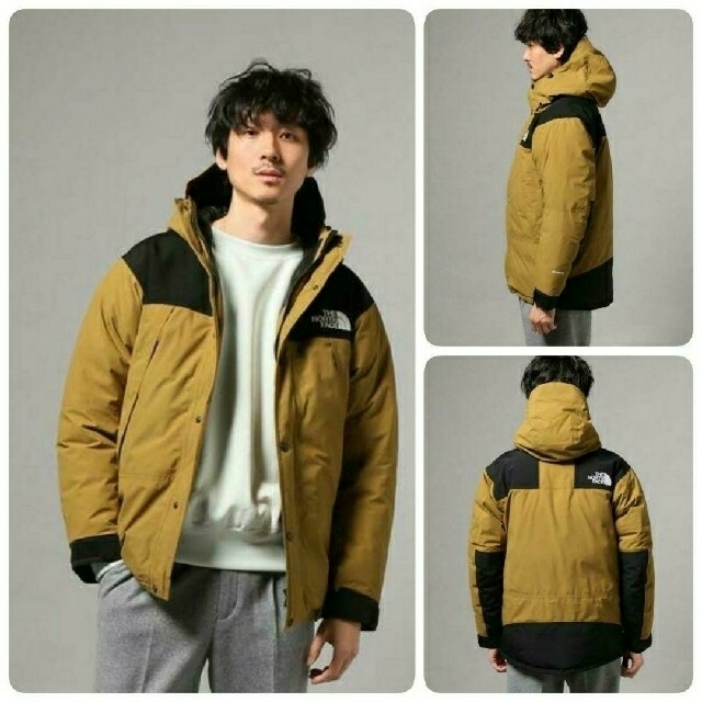 THE NORTH FACE(ザノースフェイス)の【美品・希少】M  ブリティッシュカーキ マウンテンダウンジャケット メンズのジャケット/アウター(ダウンジャケット)の商品写真