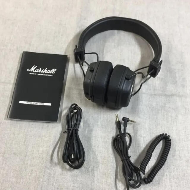 Marshall  major Ⅳ 付属品完備 スマホ/家電/カメラのオーディオ機器(ヘッドフォン/イヤフォン)の商品写真