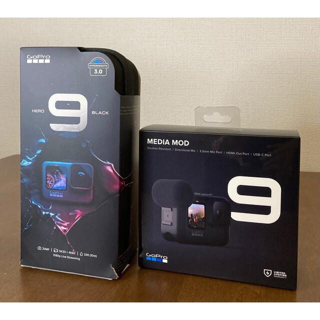 【美品】GoPro HERO9 BLACK & メディアモジュラー　おまけ有り