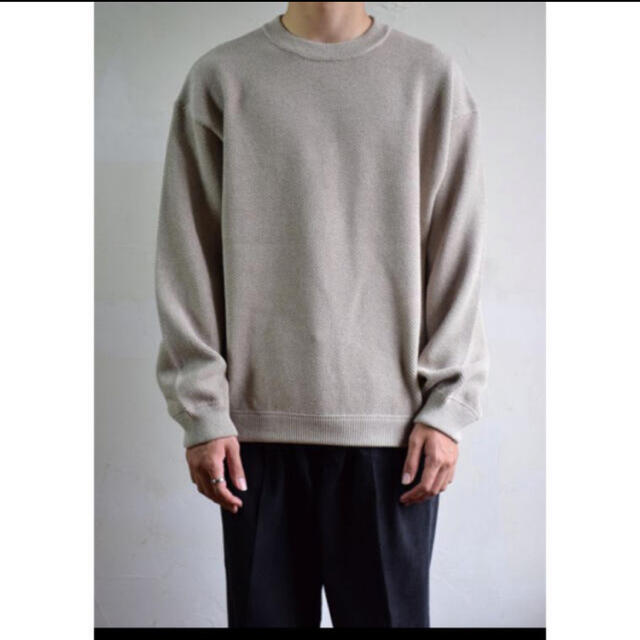 crepuscule クレプスキュールMoss stitch L/S sweat