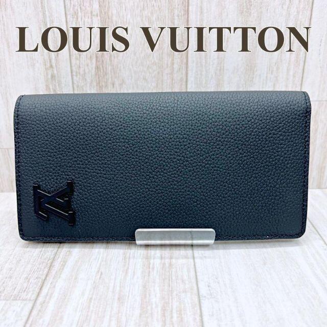 ルイヴィトン 二つ折り長財布 ポルトフォイユブラザNM LVアエログラム
