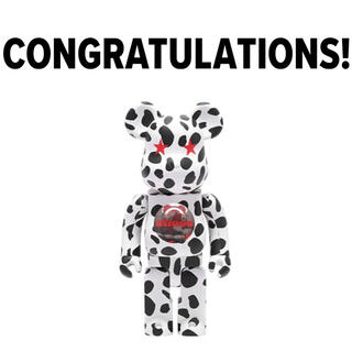 BE@rbrick atmos Dalmatian 100％ ＆ 400％