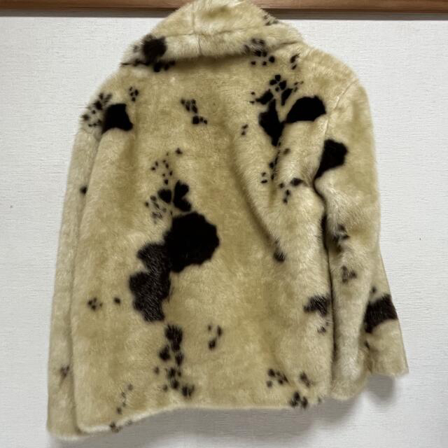 トリートユアセルフ　牛柄ファーコート レディースのジャケット/アウター(毛皮/ファーコート)の商品写真