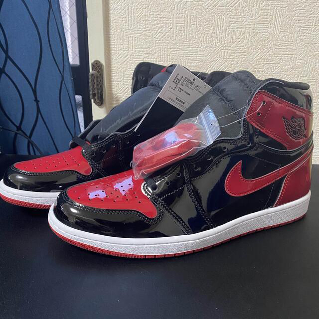 AIR JORDAN 1 RETRO HIGH OG Patent Bredメンズ