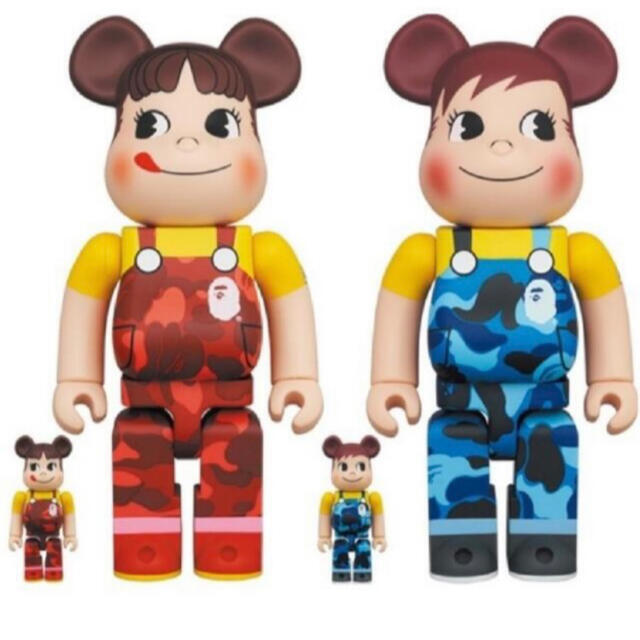 MEDICOM TOY(メディコムトイ)のBE@RBRICK ペコちゃん 100% & 400%  エンタメ/ホビーのフィギュア(その他)の商品写真