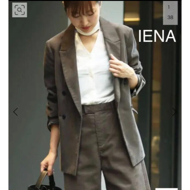 IENA   限定値下げIENAダブルブレストコールジャケットの通販 by