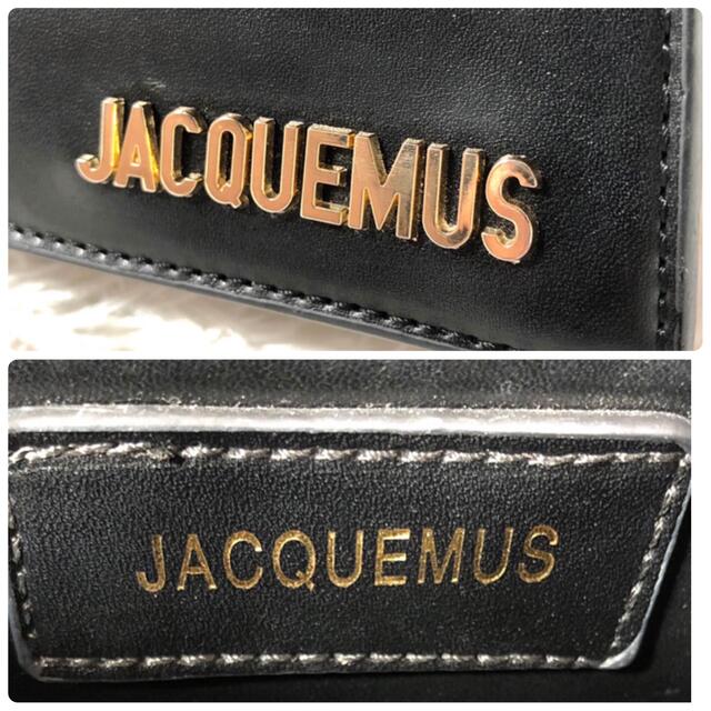 JACQUEMUS レザー 本革 2way ショルダーバッグ 黒 ブラック レディースのバッグ(ショルダーバッグ)の商品写真