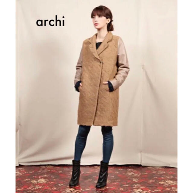 archi(アーキ)のarchi ♦︎ロングコート レディースのジャケット/アウター(ロングコート)の商品写真