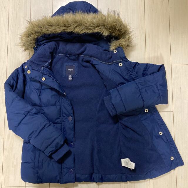 GAP Kids(ギャップキッズ)のGap ダウンコート 130 キッズ/ベビー/マタニティのキッズ服女の子用(90cm~)(ジャケット/上着)の商品写真