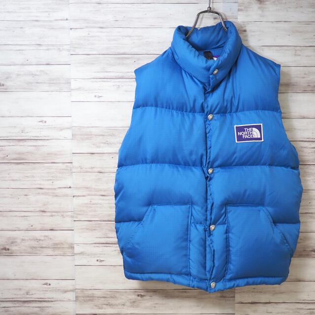 TNF Purple Label 15AW ワッペンダウンベスト 低価格の www.gold-and