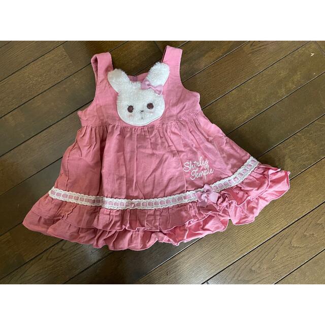 Shirley Temple(シャーリーテンプル)のシャーリーテンプル♡うさぎjsk キッズ/ベビー/マタニティのキッズ服女の子用(90cm~)(ワンピース)の商品写真