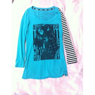 最後値下げ⚠️2点以上割引🍀ボーダーｔシャツ(カットソー(長袖/七分))
