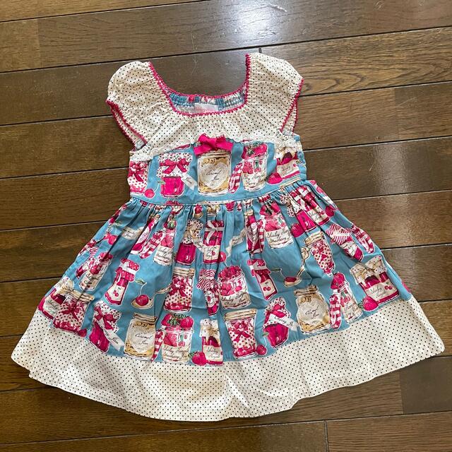 Shirley Temple(シャーリーテンプル)のシャーリーテンプル♡ジャム瓶ワンピ キッズ/ベビー/マタニティのキッズ服女の子用(90cm~)(ワンピース)の商品写真