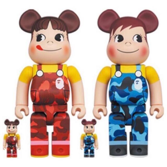 MEDICOM TOY(メディコムトイ)のBE@RBRICK BAPE®︎ × ペコ & ポコ 100％ & 400％ エンタメ/ホビーのおもちゃ/ぬいぐるみ(キャラクターグッズ)の商品写真