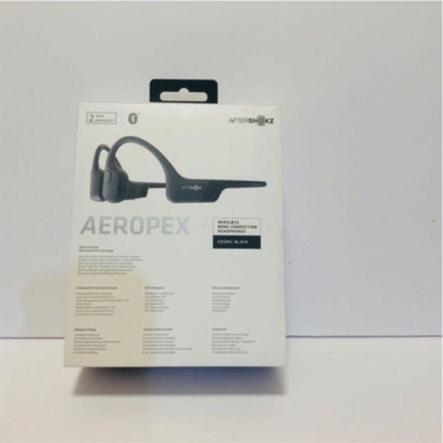 AfterShokz AEROPEX ブラック 骨伝導 　ワイヤレスイヤホン スマホ/家電/カメラのオーディオ機器(ヘッドフォン/イヤフォン)の商品写真