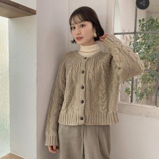 カスタネ(Kastane)のVINTAGE KNIT CARDIGAN  neam(カーディガン)