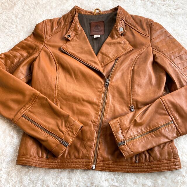 Timberland - ティンバーランド ライダースジャケット レザー Timberland - ティンバーランド ライダースジャケット レザー