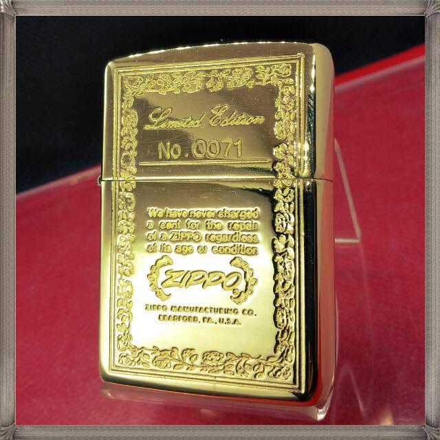 ZIPPO(ジッポー)の№865 ZIPPO 限定№0071 真鍮無垢 ジッポー 【I X】 メンズのファッション小物(タバコグッズ)の商品写真