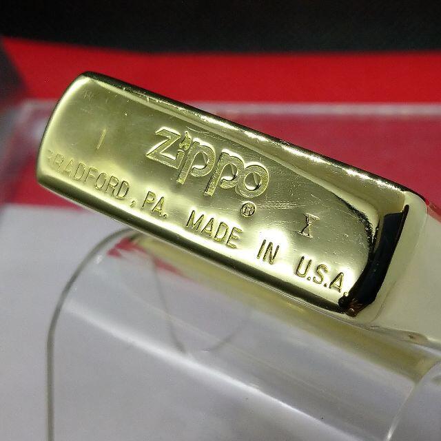 ZIPPO(ジッポー)の№865 ZIPPO 限定№0071 真鍮無垢 ジッポー 【I X】 メンズのファッション小物(タバコグッズ)の商品写真