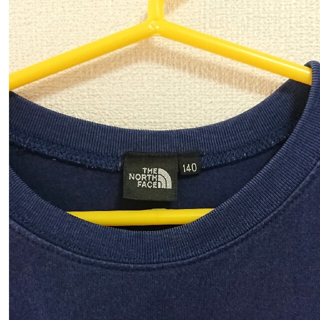 THE NORTH FACE(ザノースフェイス)のTHE NORTH FACE 140㎝ ロンT 7分袖 キッズ/ベビー/マタニティのキッズ服男の子用(90cm~)(Tシャツ/カットソー)の商品写真