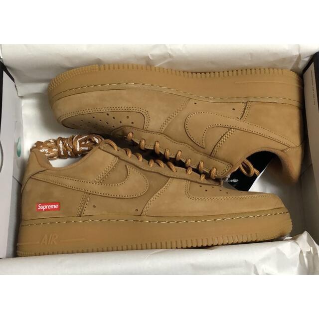 26.5 Supreme NIKE AIR FORCE 1 Low Wheatメンズ