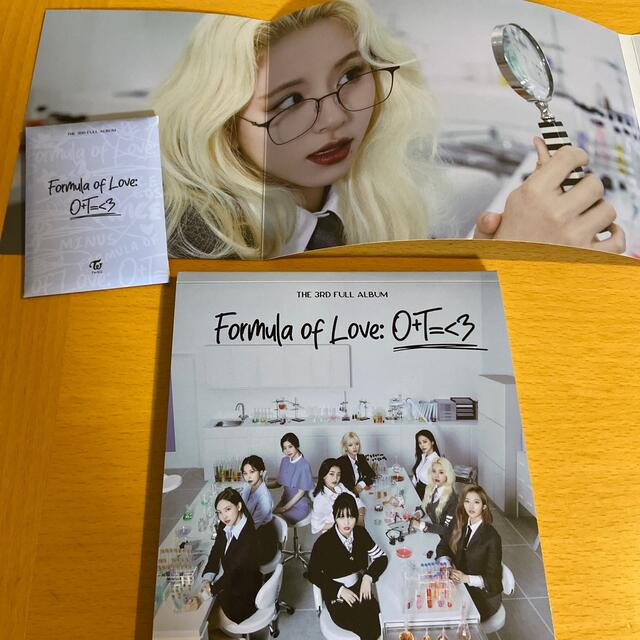 TWICE formula of love  セット エンタメ/ホビーのCD(K-POP/アジア)の商品写真