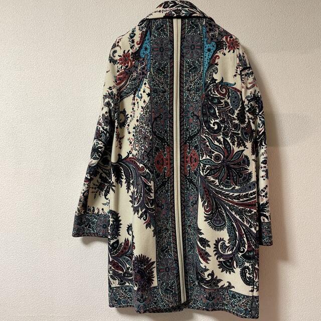 ETRO(エトロ)のETRO   ウール　ロングコート　サイズ42 レディースのジャケット/アウター(ロングコート)の商品写真