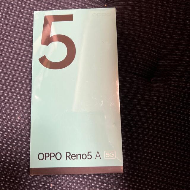 OPPOReno5AシルバーブラックSIMフリー新品未開封品