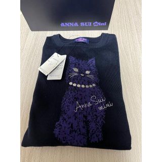 アナスイミニ(ANNA SUI mini)の新品　未使用　ANNA SUI mini  LLサイズ　ねこちゃん　カットソー(Tシャツ/カットソー)