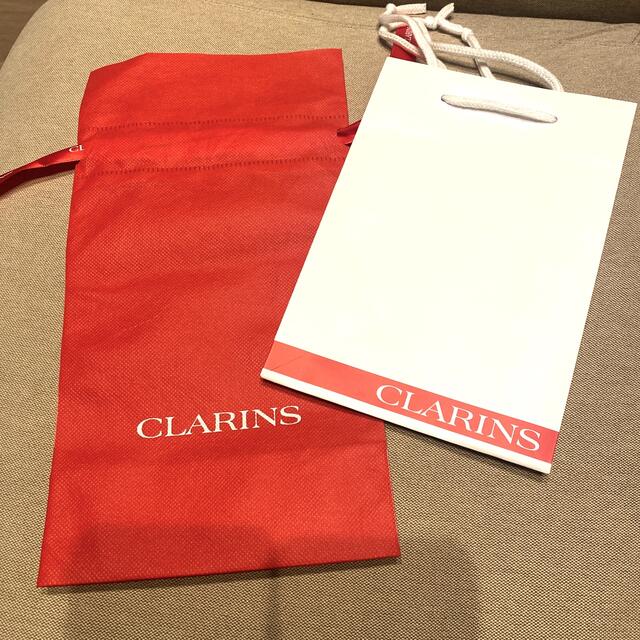 CLARINS(クラランス)の【未使用】CLARINS ショップ袋 ラッピング袋 レディースのバッグ(ショップ袋)の商品写真