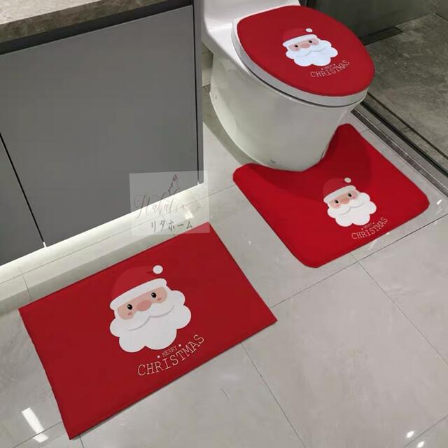 トイレマットセット可愛い　トイレカバー用品4点セット