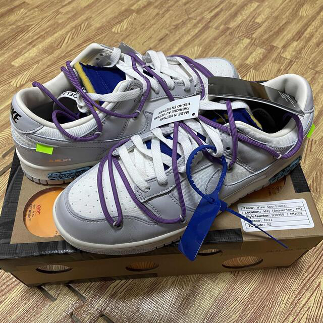 OFF-WHITE×NIKE DUNK LOW "48" 27.5cm