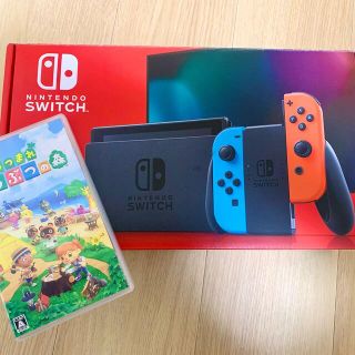 ニンテンドースイッチ(Nintendo Switch)の【値下げしました】NintendoSwitch本体×どうぶつの森(家庭用ゲーム機本体)