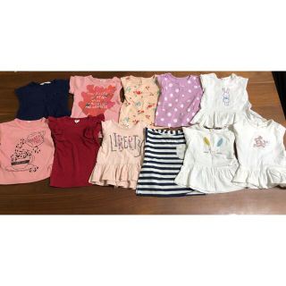 ネクスト(NEXT)の長袖トップス11点セット⭐︎next アカホン 西松屋 branshes 女の子(Tシャツ/カットソー)