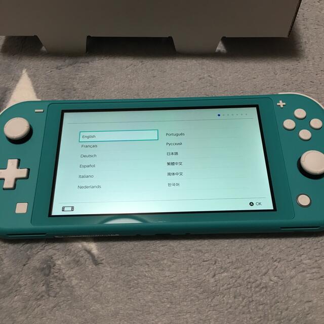 Nintendo Switch(ニンテンドースイッチ)のswitch LITE ターコイズ エンタメ/ホビーのゲームソフト/ゲーム機本体(携帯用ゲーム機本体)の商品写真