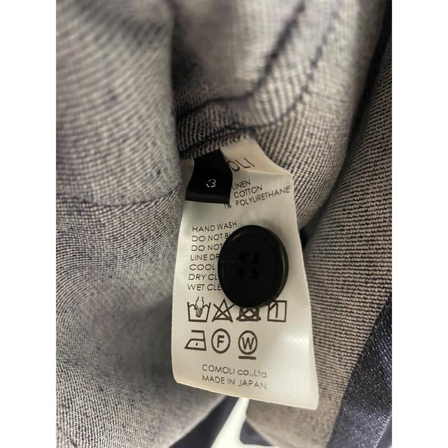 COMOLI リネンコットン スタンドカラージャケット の通販 by 2059｜コモリならラクマ - COMOLI コモリ 新作高品質