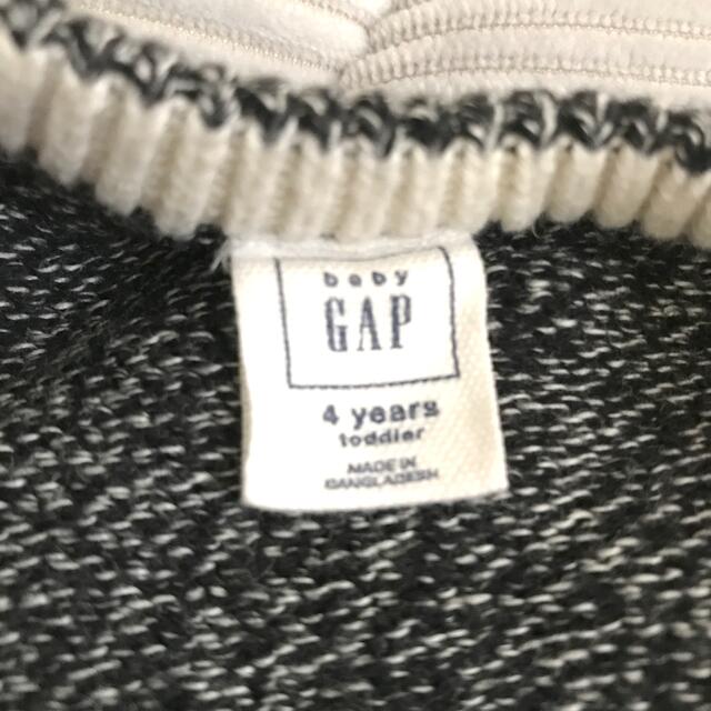 babyGAP(ベビーギャップ)のbaby GAP 4years 綿ニット長袖ワンピース キッズ/ベビー/マタニティのキッズ服女の子用(90cm~)(ワンピース)の商品写真